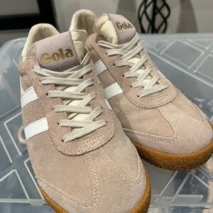 Gola Light Tan and White Casual Sneakers